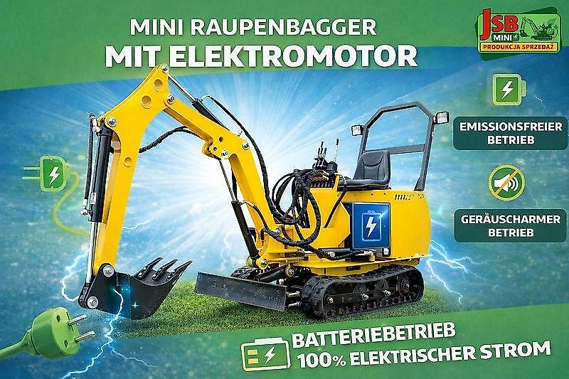 NEUER elektrischer E MINI-RAUPENBAGGER MS-TE113 | CE | 2026 | ANGEBOT